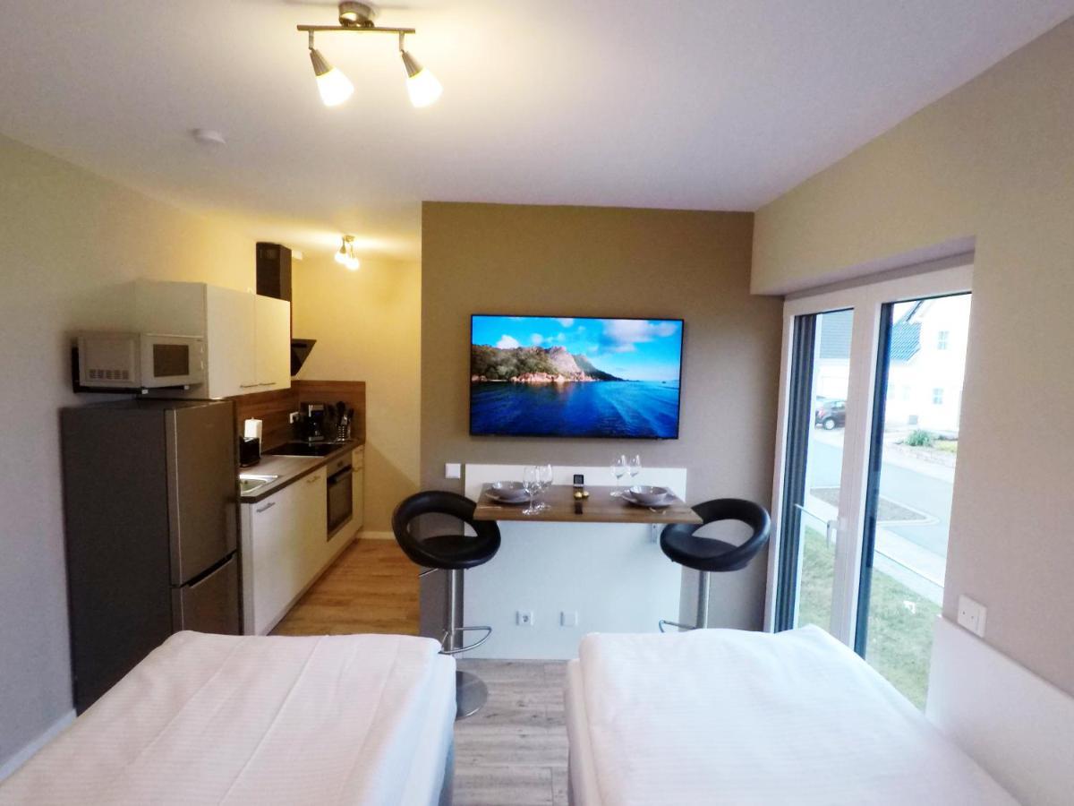 -Neubau- 24 Qm Studio-Apartment Fulda Dış mekan fotoğraf