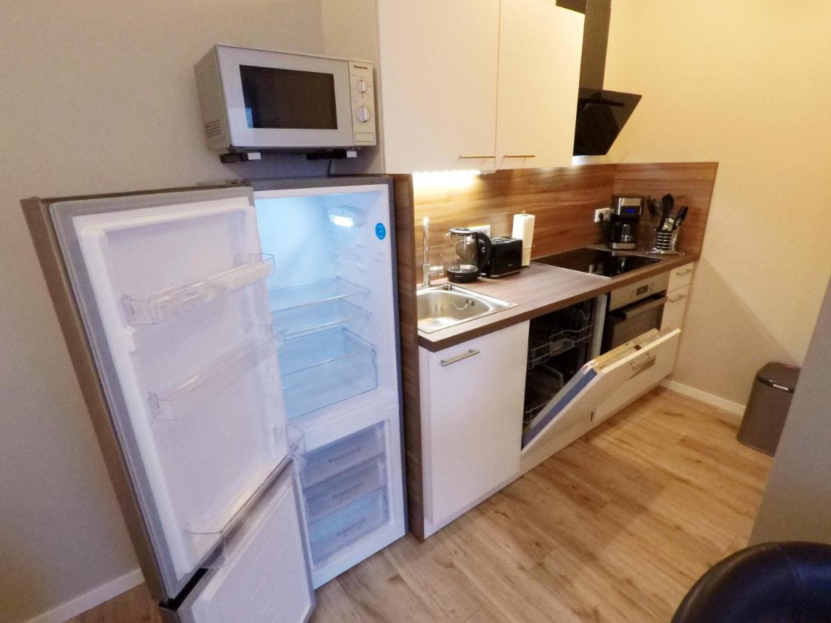 -Neubau- 24 Qm Studio-Apartment Fulda Dış mekan fotoğraf